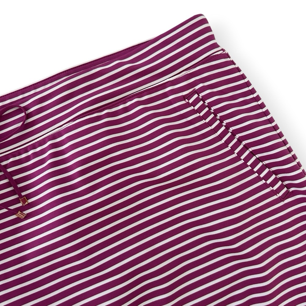 Chico's Zenergy Women XXL Purple Multicolor Size 4 Stripe Skort Skirt 20/22 NWT - Picture 6 of 15